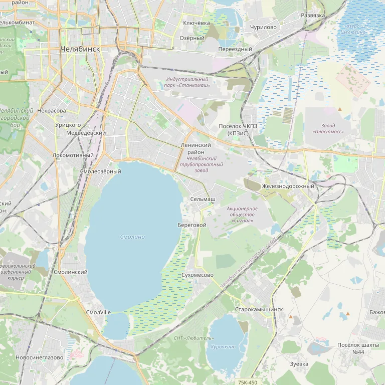Карта: Озеро Смолино
