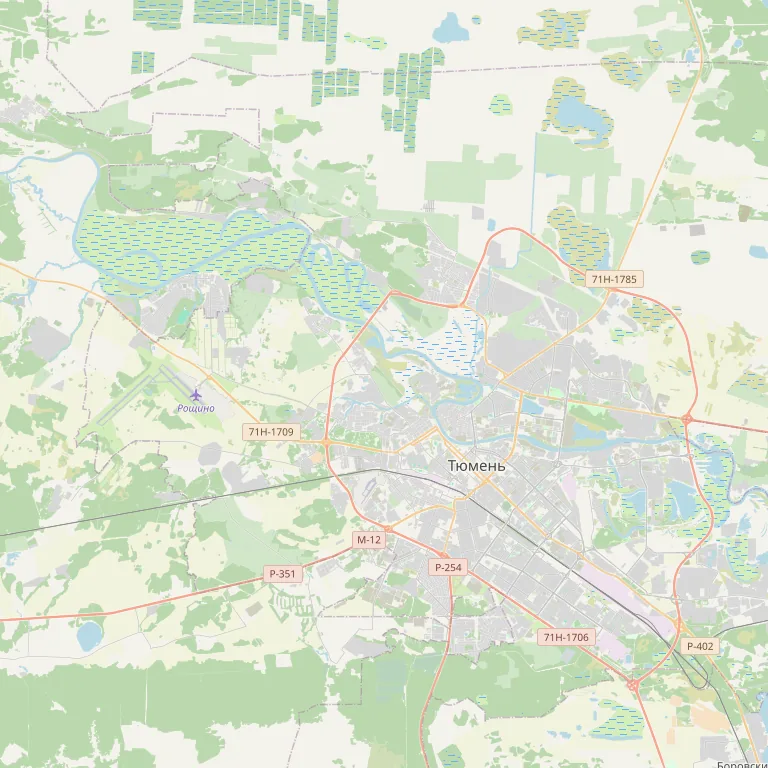 Карта: Река Тура