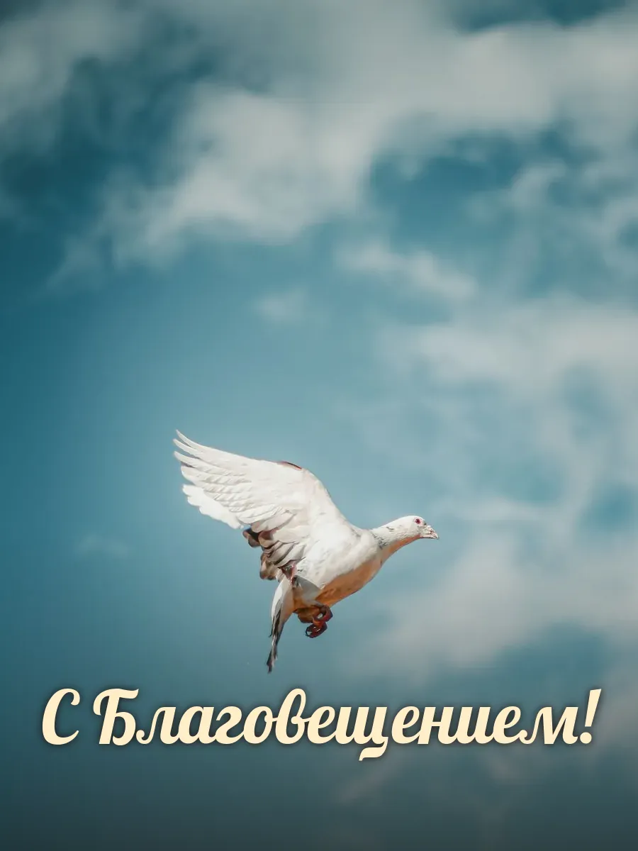 Открытка «С Благовещением»