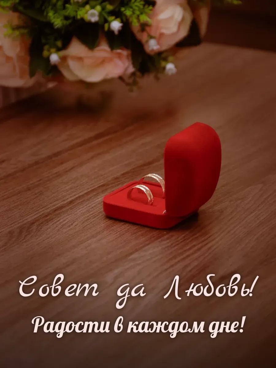 Открытка «Совет да Любовь»